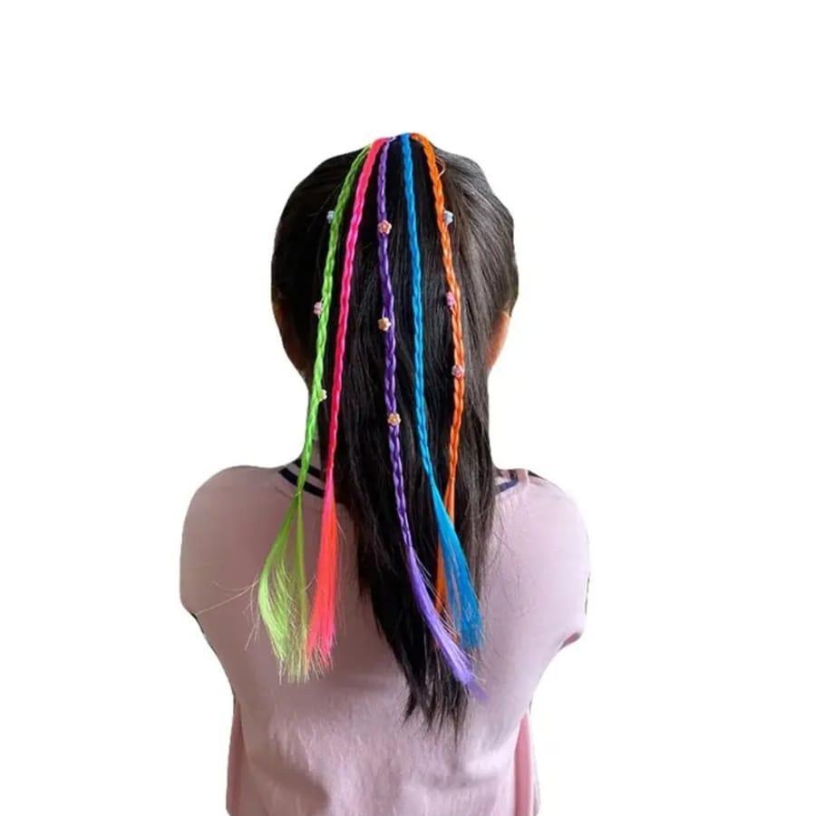 &nbsp;Girls Beaded Hair Pins Multicolor Pack of 6