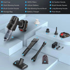 : Rechargeable Handheld Car Vacuum Cleaner 20V Max Black